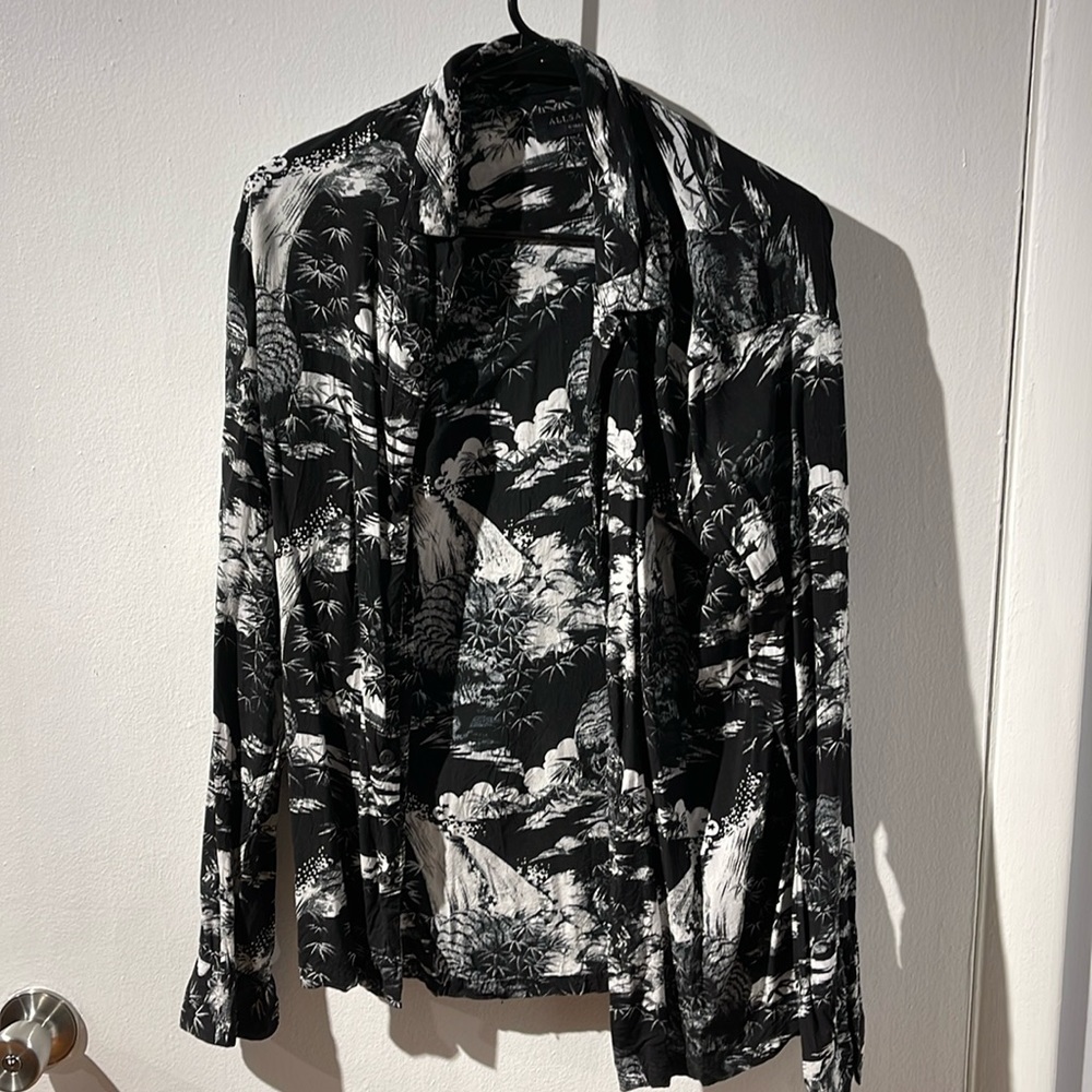 All Saints Xtra Small Button Down Shirt - GREAT CONDITION